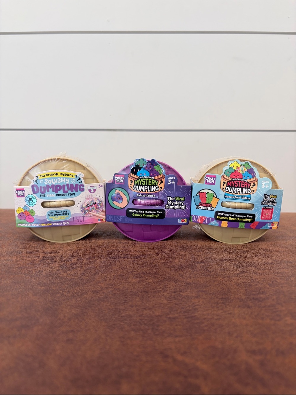 SHIPS TODAY RMS Mystery Dumplings Galaxy Edition Gummi Bear Squishy 3 pk Scented